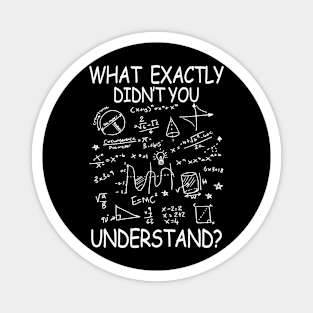 What Exactly You Didn't Understand - Math Magnet